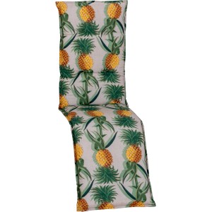 Beo Relaxauflage Treffelstein mit Ananas-Motiv für Gartenstühle und Liegen.