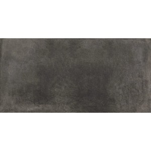 Terrassenplatte Feinsteinzeug Vero, Zementoptik Anthrazit, 50x100 cm.