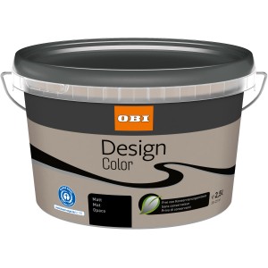 Eimer OBI Design Color Kiesel, matte Innenfarbe für Wände, 2,5 l.
