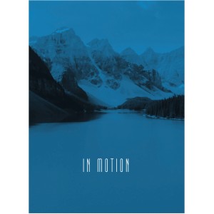 Komar Wandbild Word Lake Blue 30 x 40 cm