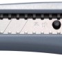 Softpur Schaumstoffmesser, 17 cm, grau/blau, für Dämmstoff und Bastelarbeiten.