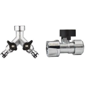 Geka Ersatzteilset: Hebel, Schrauben und Flachdichtung für Kupplungen und Anschlüsse.