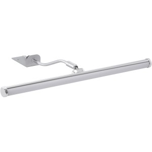 Chromfarbene Briloner LED-Spiegelleuchte, 1-flammig, zur Aufbaumontage.