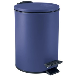 Spirella Adelar Treteimer, 3 l, blau matt, für Bad oder Küche.