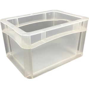 Eurobox-System Box Vollwand 20 x 15 x 12 cm Transparent