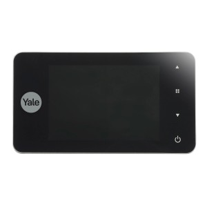 Yale Digitaler Türspion DDV 4.500 Silber mit Display, Klingel und Nachtsicht.