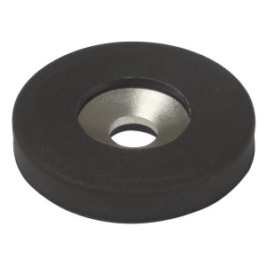 Fix-o-moll Neodym Magnet mit Silikonummantelung und Senkbohrung, 4,5mm Durchmesser.