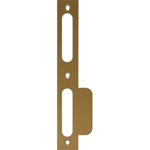 Abus Schließblech 170 DIN L Gold für Wohnungsabschlusstür, Türschloss-Zubehör.