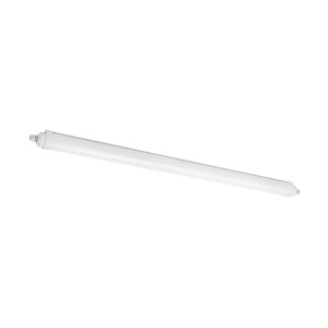 Graue Eglo LED-Wannenleuchte Expert Easy Fix, 149 cm, für Feuchträume und Außenbereiche.