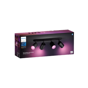 Philips Hue Smart-LED-Deckenleuchte Fugato White & Color Ambiance 4er Spot