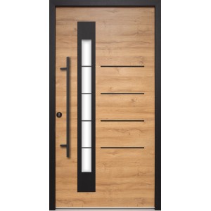 Splendoor Thermospace Haustür Berlin Prime Woodeffect 110x210 cm L