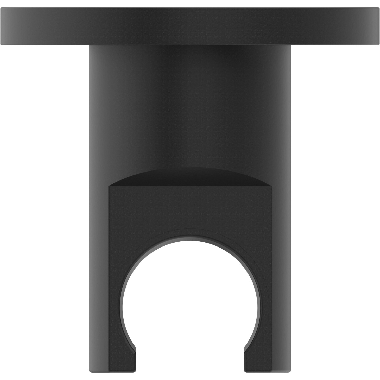 Ideal Standard Brausehalter Idealrain rund, Silk Black. Halterung für Handbrause, runde Rosette.