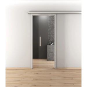 Novadoors Glasschiebetür Nova 504-1 Netzwerk 93,5 cm x 205,8 cm ESG