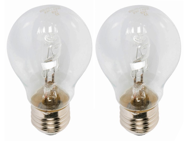 Halogen-Glühlampe, E27, 30W, 405lm, Glühlampenform, 2 Stück online