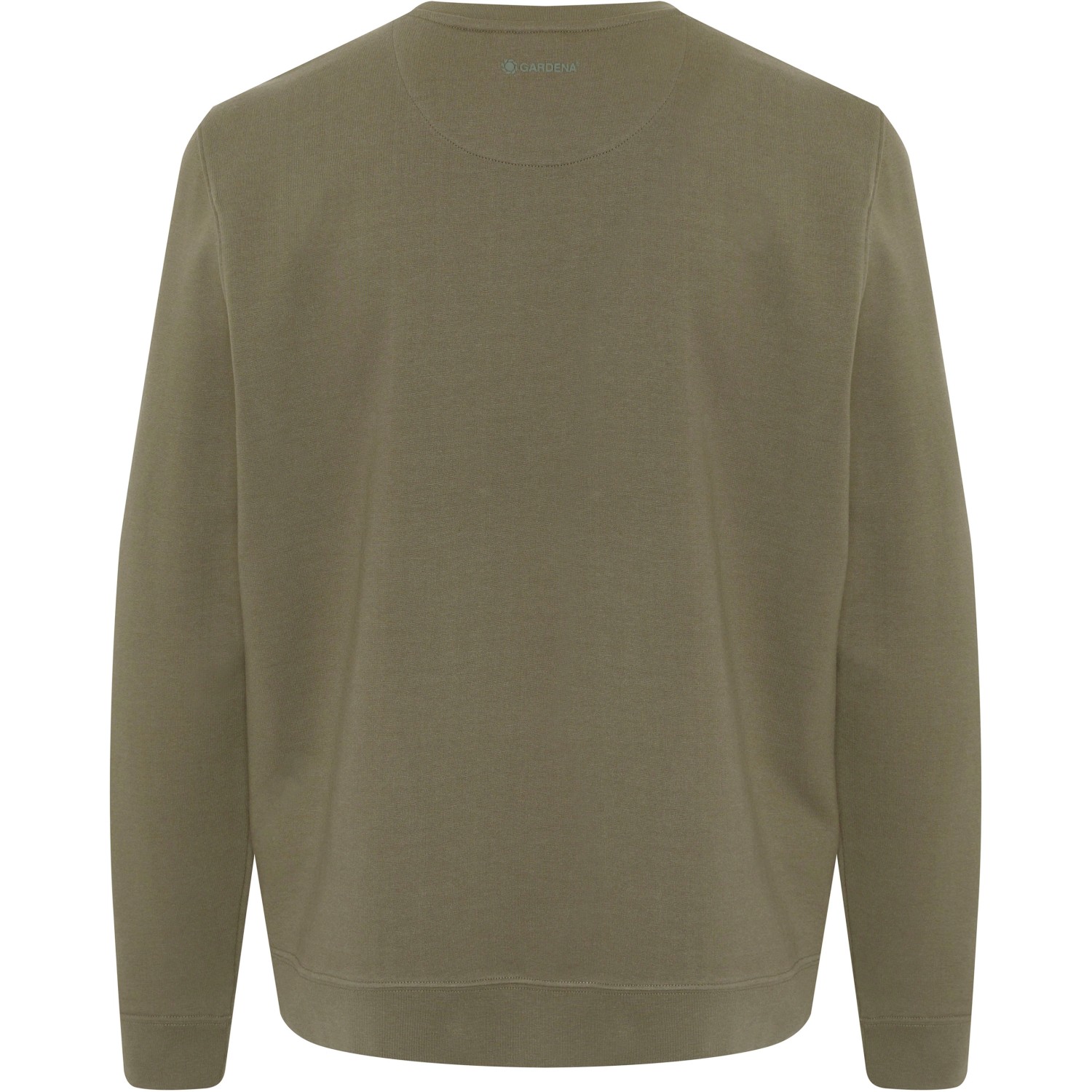 Gardena Herren-Sweatshirt in Olivgrün, Größe S. Arbeitskleidung für Garten und Freizeit.