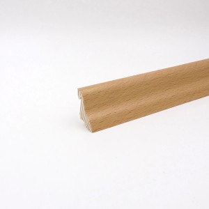 Sockelleiste Clipfix A, Buche gedämpft, 22x40x2500 mm, für harmonischen Bodenabschluss.