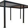 Best Cadiz Terrassenüberdachung 360x530x250 cm mit Lamellendach, Aluminium, rostfrei.