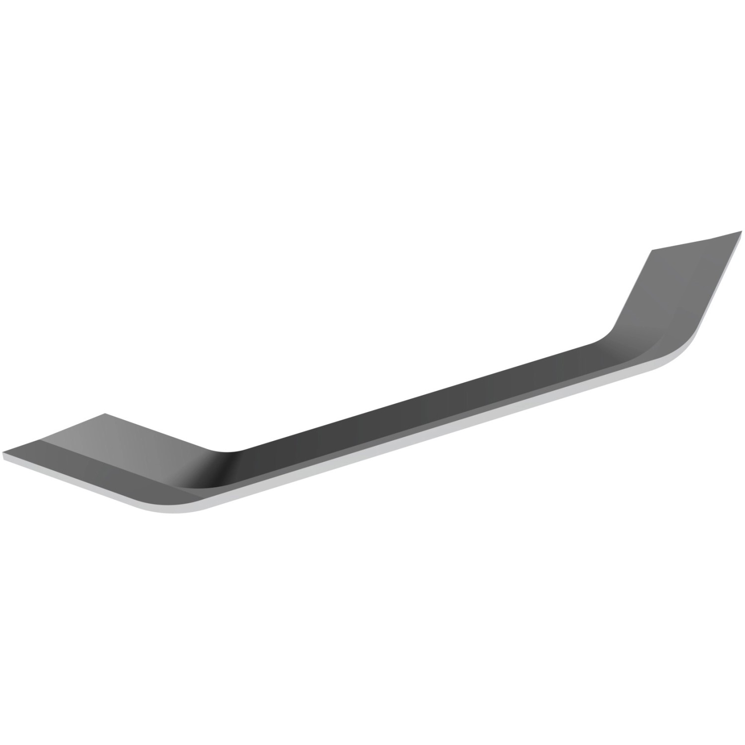 Fackelmann B.clever Doppelwaschtisch 120cm Esche: Unterschrank Griffleiste in Chromoptik.