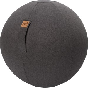 Anthrazitfarbener Sitting Ball Hocker Felt 150 l, ideal zum Sitzen und Relaxen.