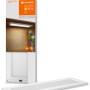 Ledvance LED-Unterbauleuchte Cabinet Panel, 30x10 cm, weiße Niedervoltleuchte mit Bewegungssensor.