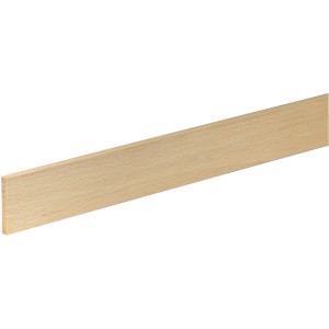 FN Neuhofer Flachleiste aus Buche, unbehandelt, 5x40x2100 mm, ideal zum Basteln.