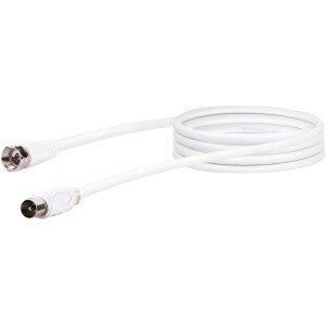 Schwaiger SAT-Anschlusskabel 75 dB 1,5 m F-Stecker/IEC-Stecker