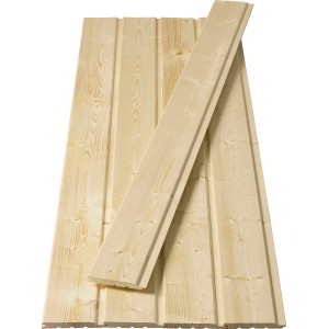 Unbehandeltes Profilholz Softline, 14x121x2100 mm, Fichte/Tanne für Wand- und Deckenverkleidung.
