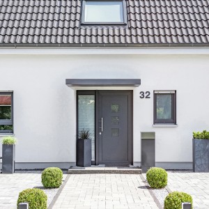 Gutta Rechteckvordach BS 200 cm x 90 cm