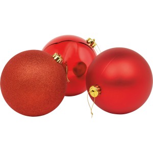 XXL-Weihnachtskugel Ø 20 cm Rot