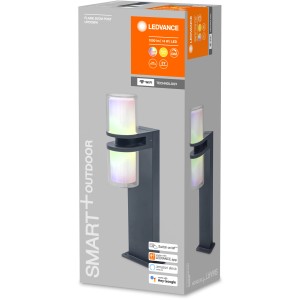 Ledvance Smart+ LED-Außenleuchte Flare Multicolor, 50 cm Standleuchte für Garten und Terrasse.