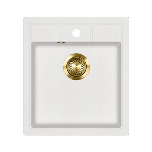 Helika Siebkorbventil, Ø 11,4 cm, goldfarben, für Spülen.