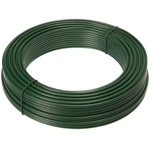 Conacord Eisendraht, Ø 3,8 mm, 55 m, Grün, aufgerollt. Ideal für Bastel- und Dekoarbeiten.