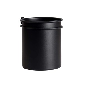 Denpanels Aufbewahrungsbecher für Akustikpaneele 10 cm x 10 cm x 12 cm Schwarz