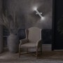 Moderne Ledvance Wandlampe Orbis Cross Sun@Home Smart+ 30cm im Wohnraum, Lichtfarbe einstellbar.