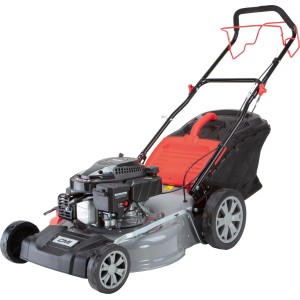 CMI Benzin-Rasenmäher C-B-51-HMA 2 mit 51 cm Schnittbreite und 60 l Fangkorb.