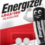 Energizer LR43/186 Alkaline Knopfzellen 1,5V, 2er-Pack