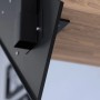 Treppe Kos 14 Stufen Eiche Rustik Natur 107 cm Design-Geländer Schwarz FSC®_3