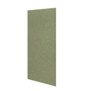 Modernes Sage Green Dekor-Paneel aus Filz. Modulares Wandpaneel mit gefasten Kanten für Akustik.