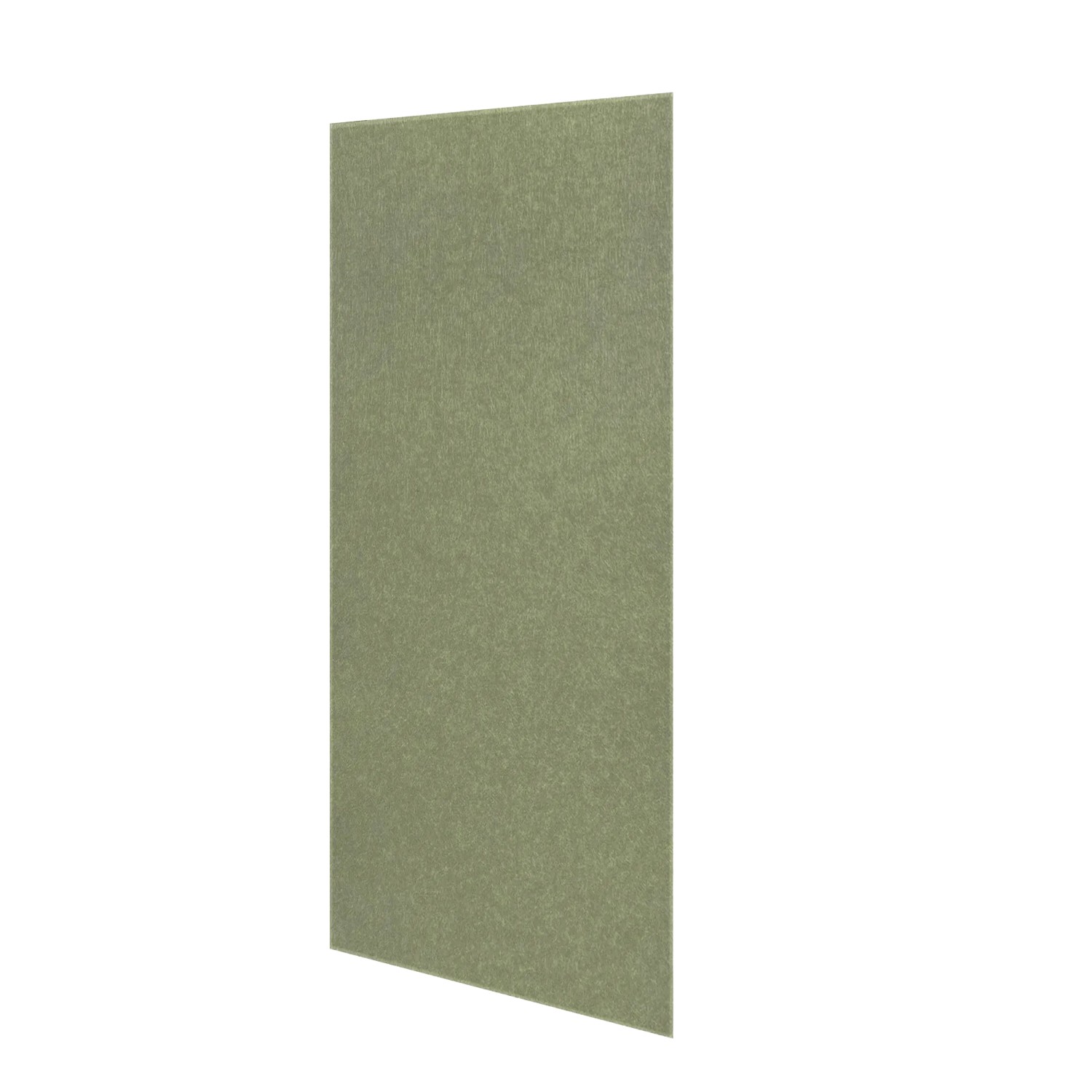 Modernes Sage Green Dekor-Paneel aus Filz. Modulares Wandpaneel mit gefasten Kanten für Akustik.