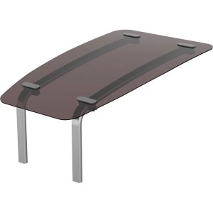 Texas Garage RMX1600+ für Mähroboter: Wetterschutzdach aus Plexiglas mit Aluminiumarmen.