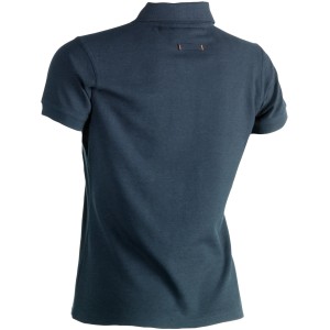 Marineblaues Herock Damen Polo-Shirt Freya, kurzärmlig, Größe L.