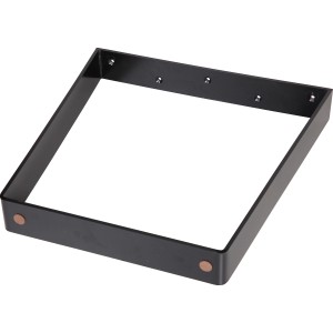 Schwarzes Tischuntergestell in V-Form, 700x710 mm, für individuelle Tische.