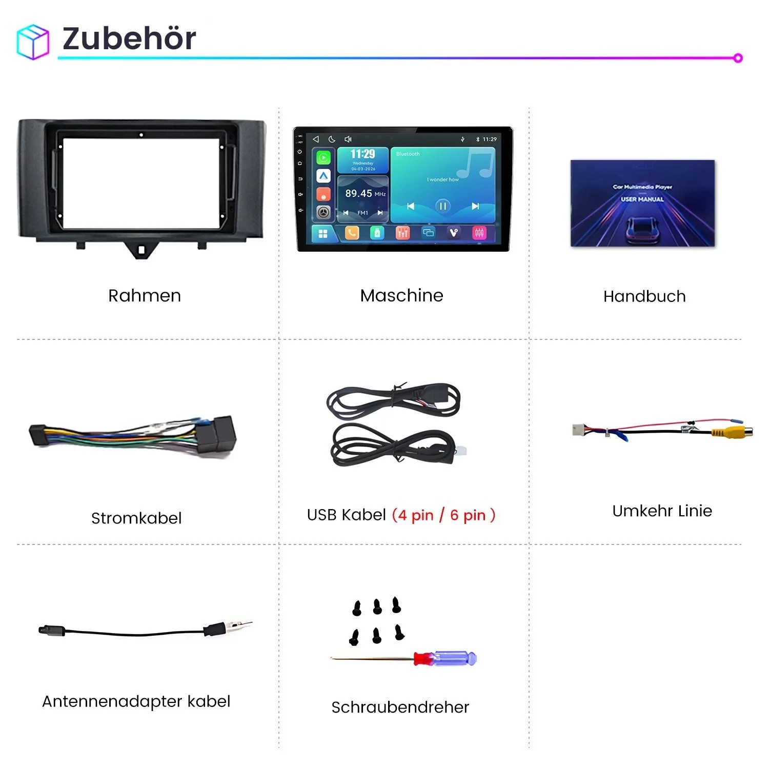 Junsun Autoradio Für Benz Smart Fortwo 2010-2015 Linux_10
