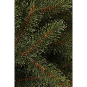 Detailaufnahme: Black Box Trees künstlicher Weihnachtsbaum Toronto, 155 cm, mit gefrosteten Spitzen.