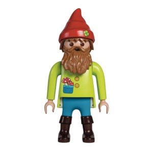 Lechuza Playmobil Gartenzwerg Felix Glücksedition, 65 cm, als Dekoration für den Garten.
