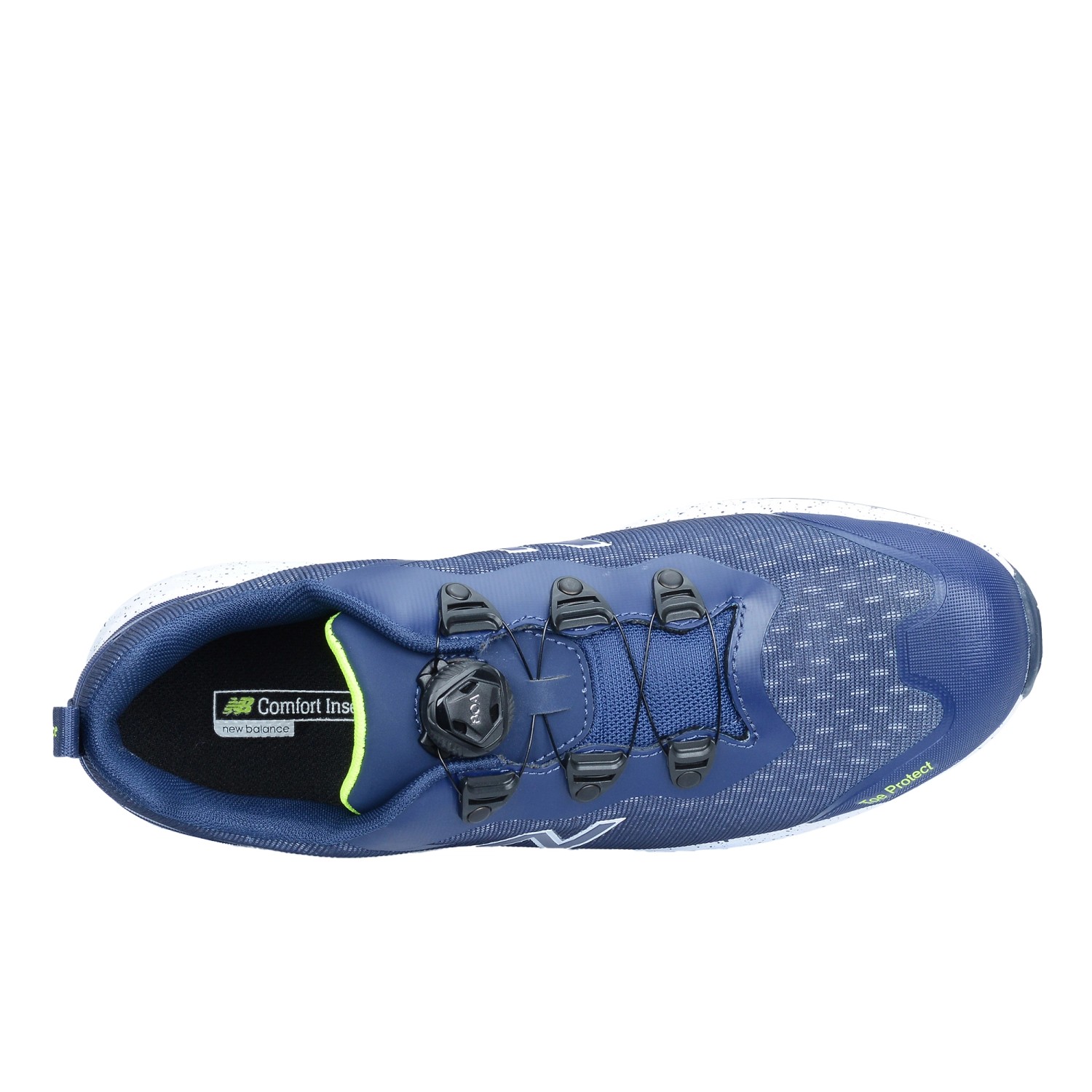 New Balance Sicherheitsschuh Logic BOA S1 in Marine-Gelb, Größe 40, mit BOA Fit System.