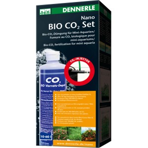 Dennerle Nano Bio CO2 Set zur Düngung von Mini-Aquarien mit CO2 Injektor.