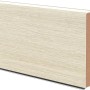 Sockelleiste Cubu 60 Touch & Style Spa Pearly Gat, folierte Fußleiste in Holzoptik.