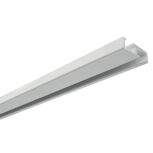 Gardinia Aluminium-Vorhangschiene 1-läufig Weiß 250 cm