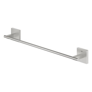 Grohe QuickFix Handtuchhalter Start Cube, Supersteel, 450 mm, zur Wandmontage.